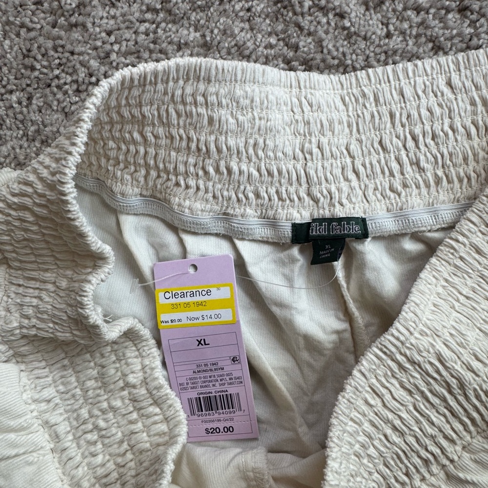 Cable Cream Shorts XL